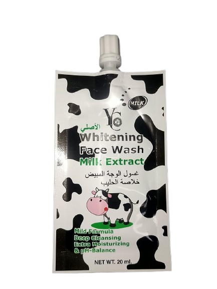 YC Whitening Face Wash with Milk Extract 20 ml