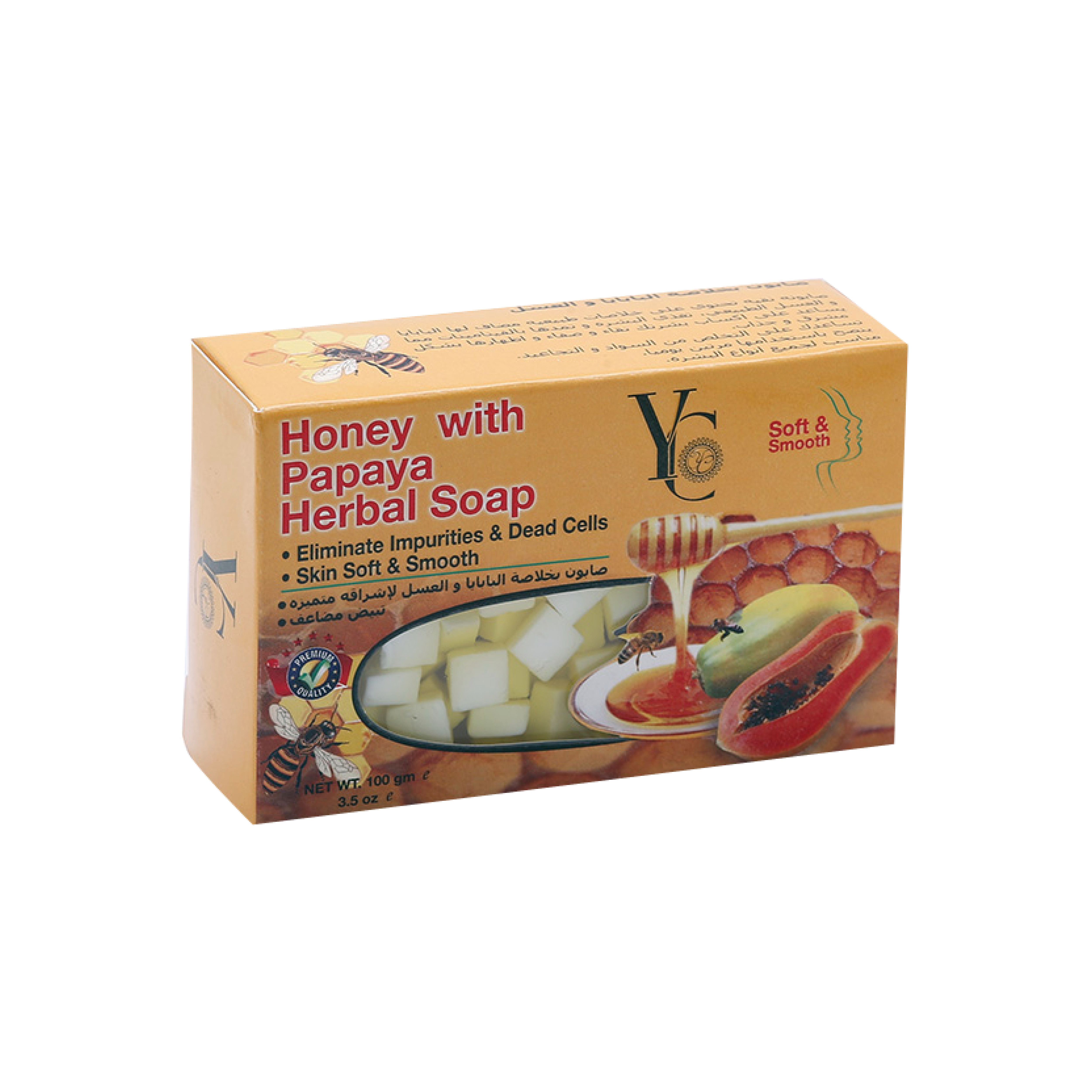 YC PAPYA WITH HONEY - Soap 100GM