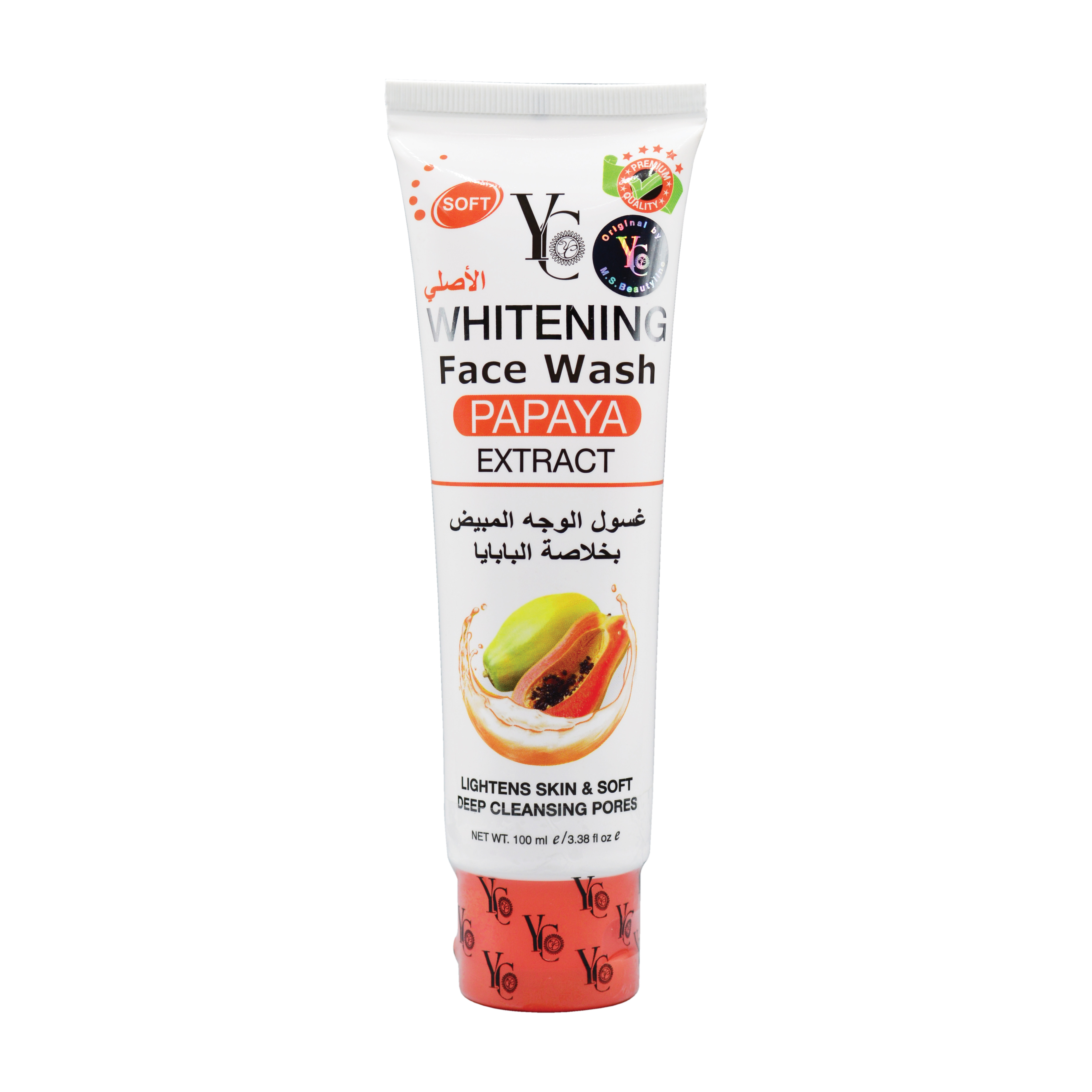 YC Whitening Face Wash with Papaya Extract 100 ml